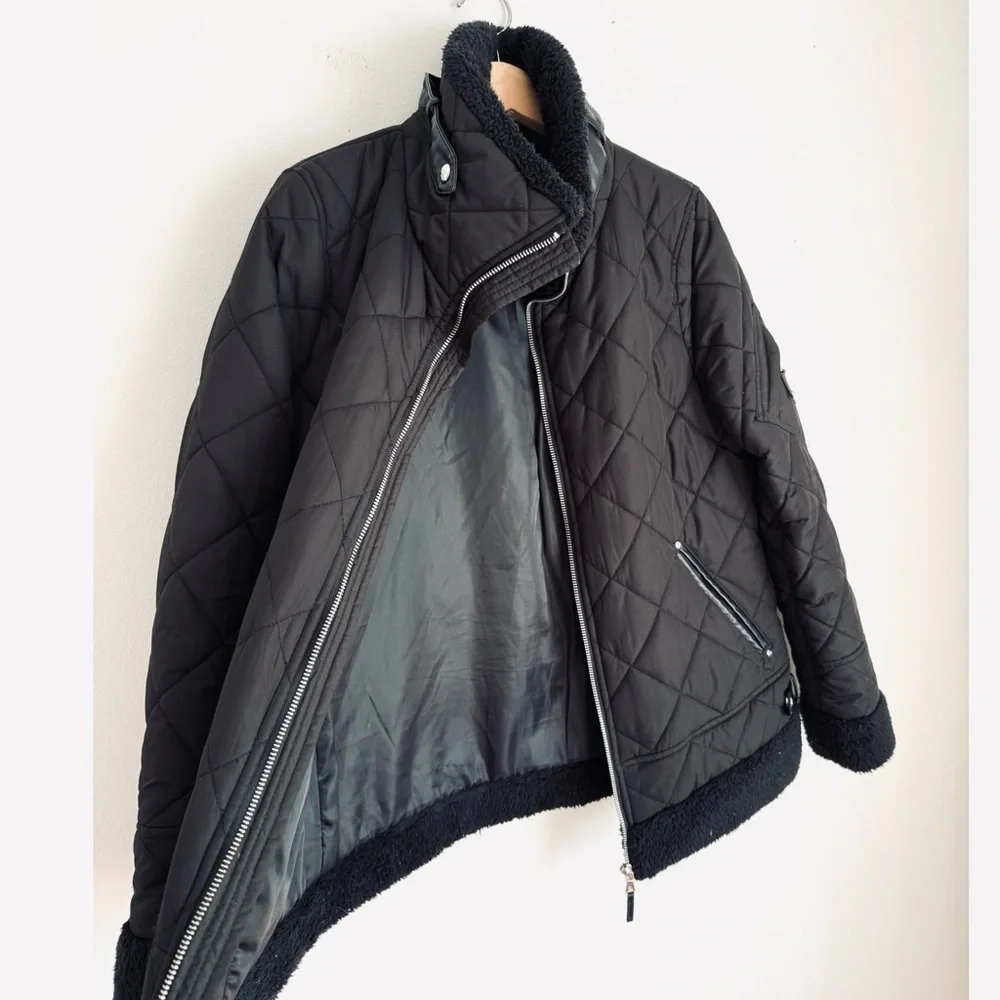 Ralph Lauren Quilted Black Zip-Front Jacket - Picture 8 of 11